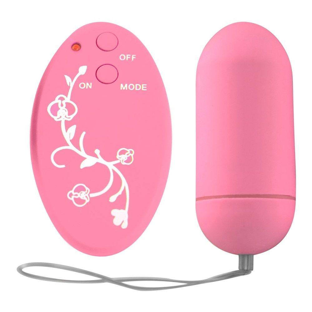 Bullet Rosa Egg Controle Sem Fio Floral 10 Vibrações Gtoys