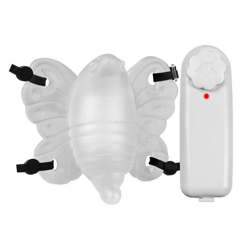 Butterfly Estimulador Clitoriano Branco - Vibrações Multivelocidade Ajustável