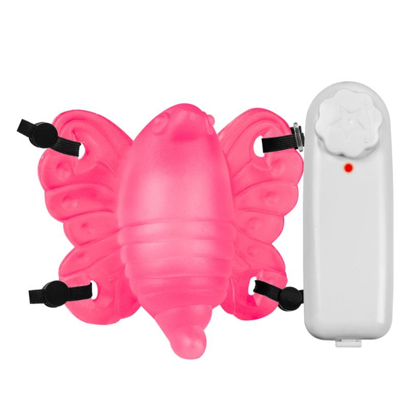 Butterfly Estimulador Clitoriano Vermelho - Vibrações Multivelocidade Ajustável