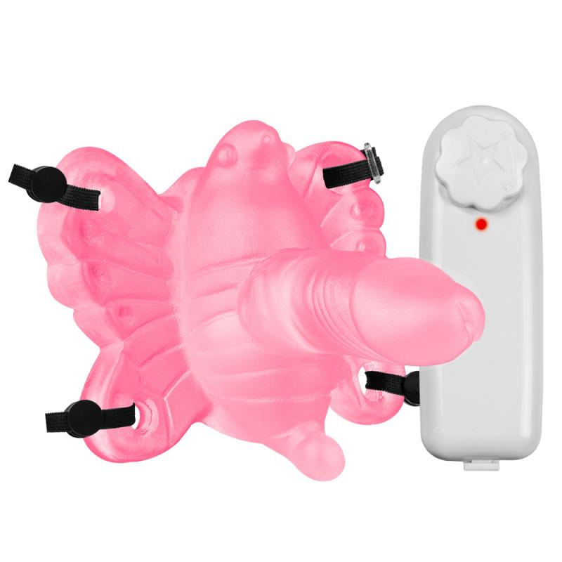 Butterfly c/ Vibro e Pênis Cor Rosa