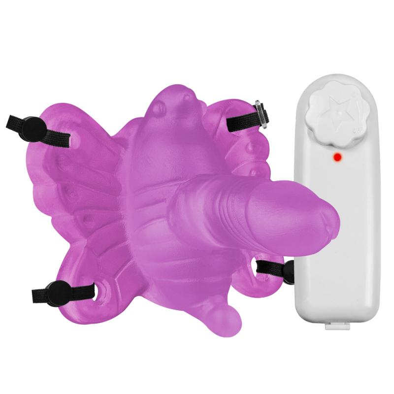 Butterfly c/ Vibro e Pênis Cor Roxo