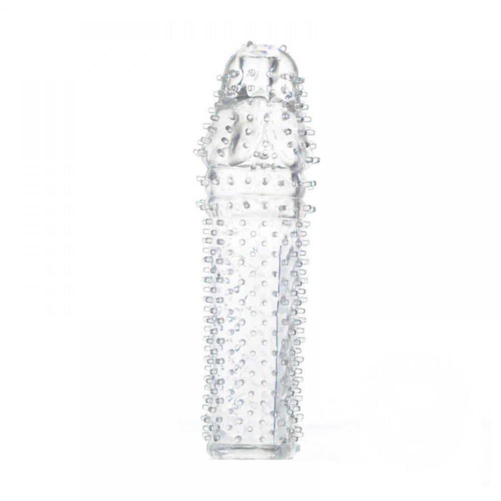 Capa Peniana Com Cerdas Massageadoras 15Cm