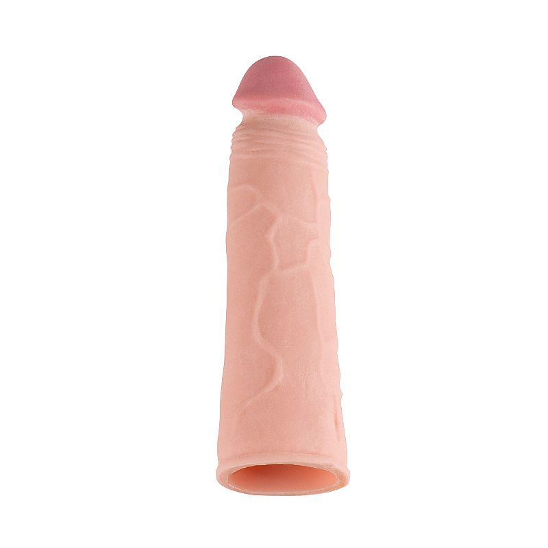 Capa Peniana Texturizada Realismo Acentuado - 16cm de Sensações Ampliadas