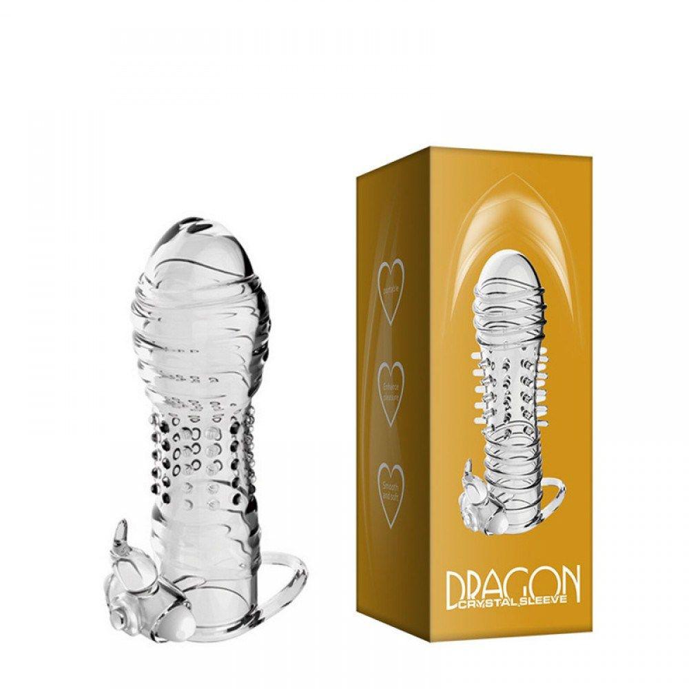 Capa Peniana Estimulador Vibratório Crystal Gtoys