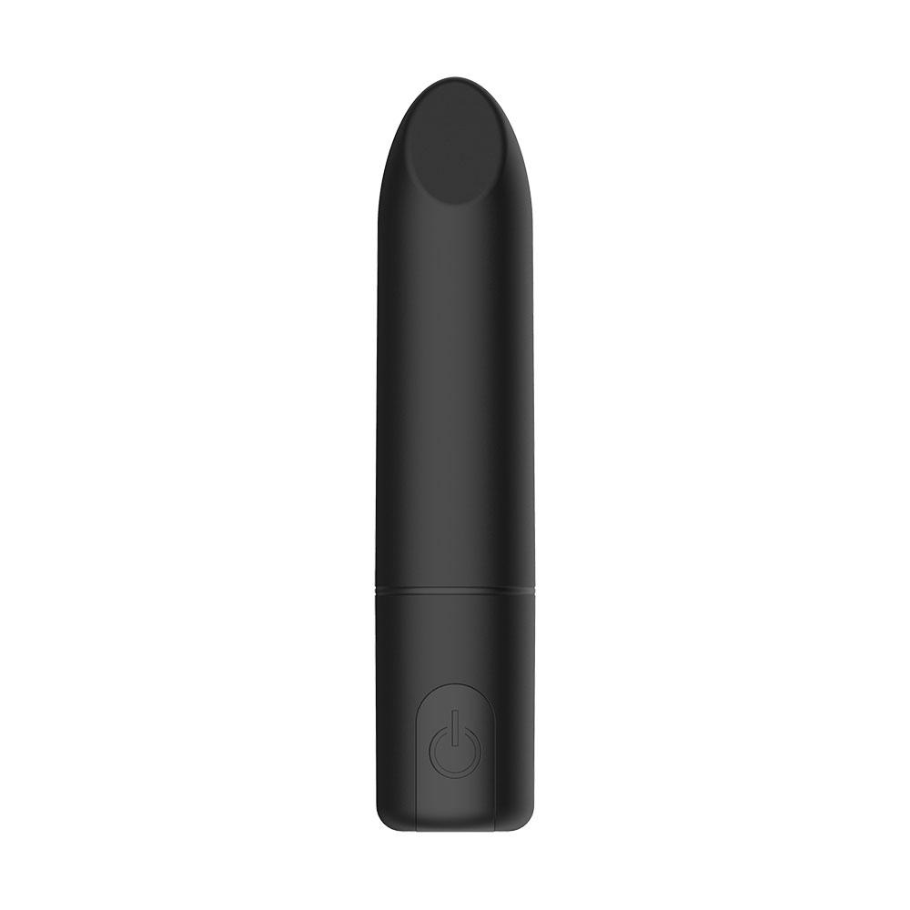 Cápsula vibratória aveludada recarregável via cabo usb e resistente à água com 7 vibrações