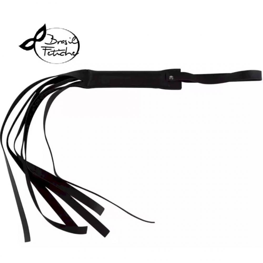 CHICOTE REFORÇADO COM 6 TIRAS 40CM PRETO