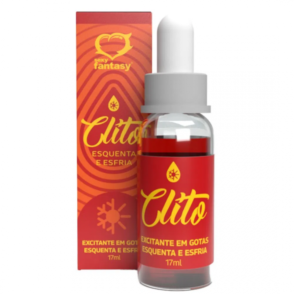 Gotas excitantes femininas Clito Sensações Térmicas 17ml Sexy Fantasy