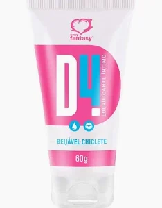 Lubrificante Íntimo Beijável Chiclete D4 60g Sexy Fantasy