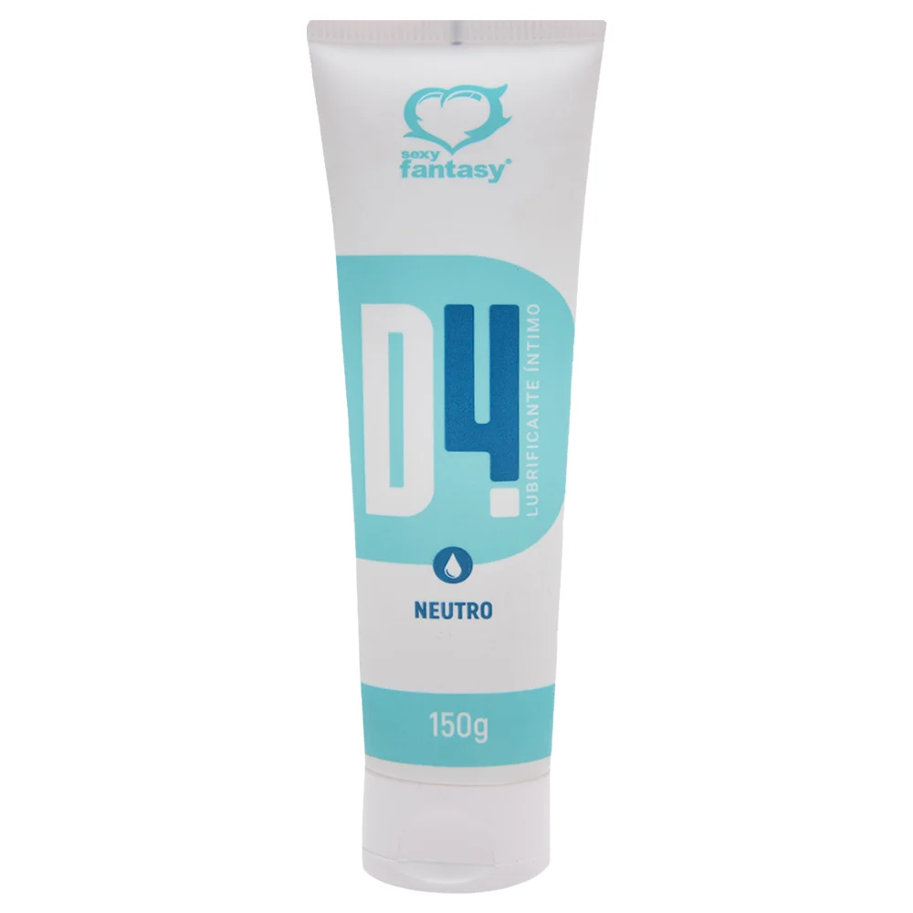 D4 Lubrificante Íntimo Neutro 150g - Conforto e Bem-Estar com Sexy Fantasy