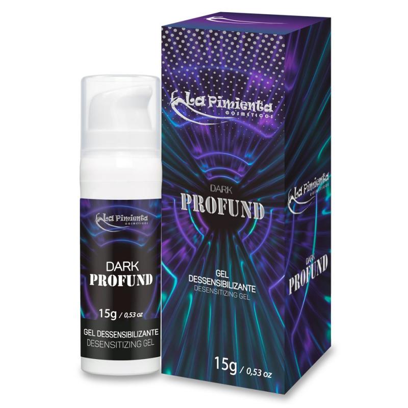 Anestésico Anal Extra Forte Dark Profund 15g - La Pimenta: Conforto e Prazer no Sexo Anal