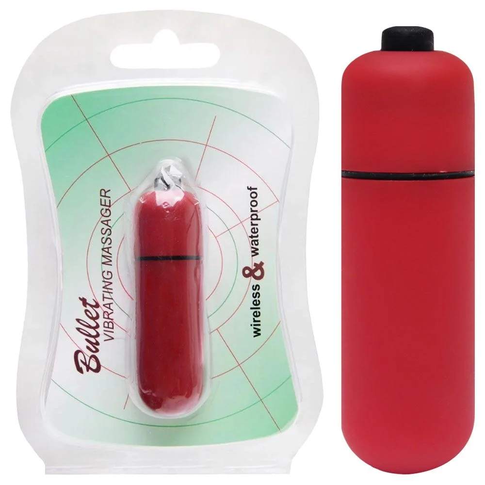 Estimulador de Clitóris Bullet Vermelho: 10 Vibrações de Puro Prazer Feminino