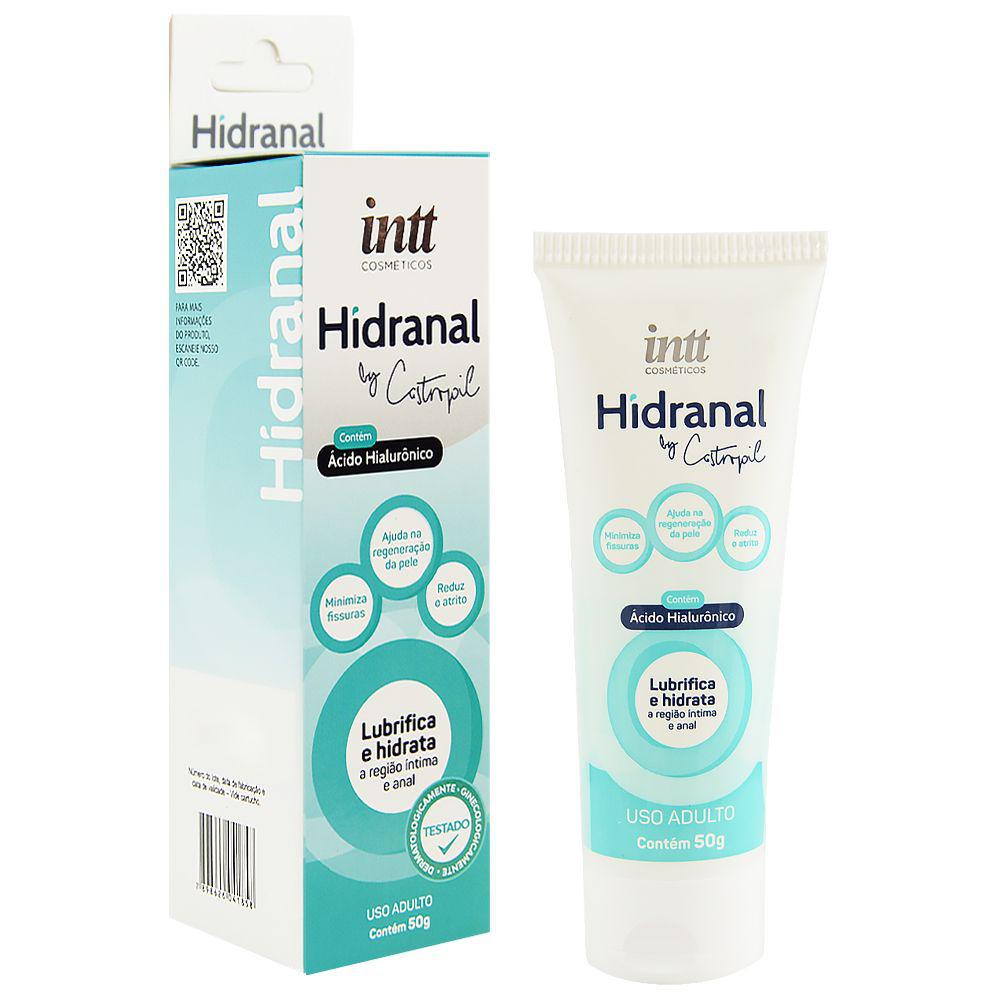 Lubrificante Íntimo Anal Hidranal Ácido Hialurônico 50g Intt