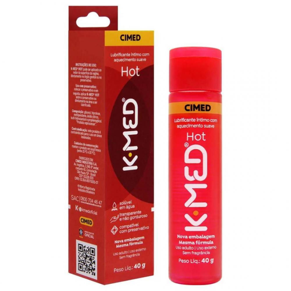 K-Med Esquenta Gel Lubrificante Íntimo Fire 40G Cimed