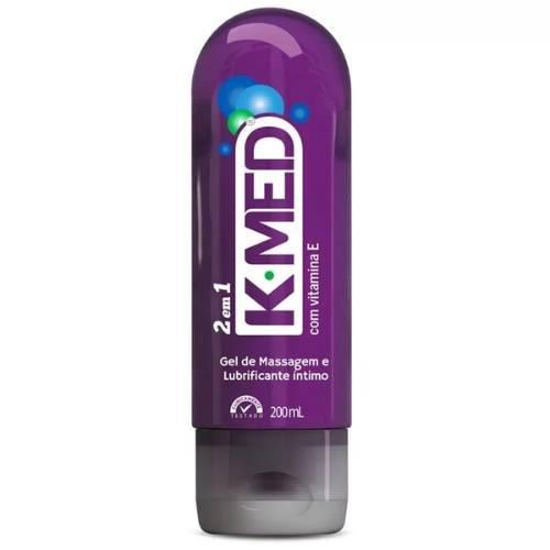 Lubrificante Íntimo K-Med Joy 2 em 1 - Gel Massagem e Hidratação 200ml Cimed