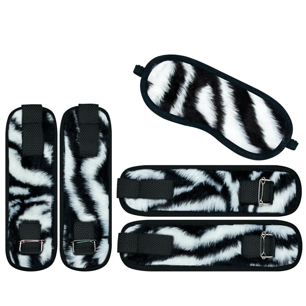Kit Bondage Pelúcia - Zebra