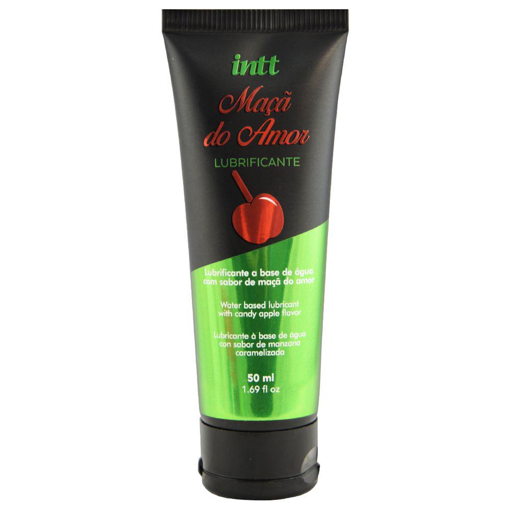 Lubrificante Íntimo Maçã do Amor 50ml Intt aromático com sabor