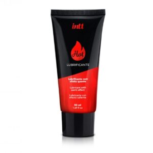 Lubrificante Íntimo Hot Sabor Morango 50g com efeito aquecedor