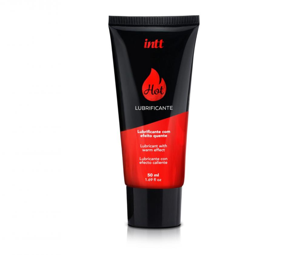 Lubrificante Íntimo Hot Sabor Morango 50g com efeito aquecedor