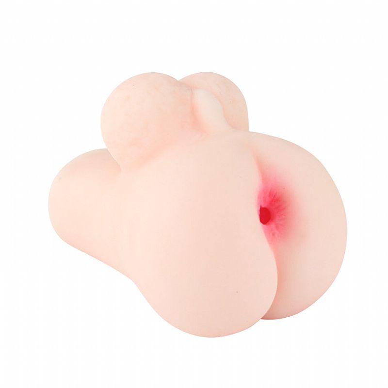 Masturbador Masculino Anus Ultra Macio Cyberskin 14 cm com Vibrador Bullet - Sensações Realistas Intensas