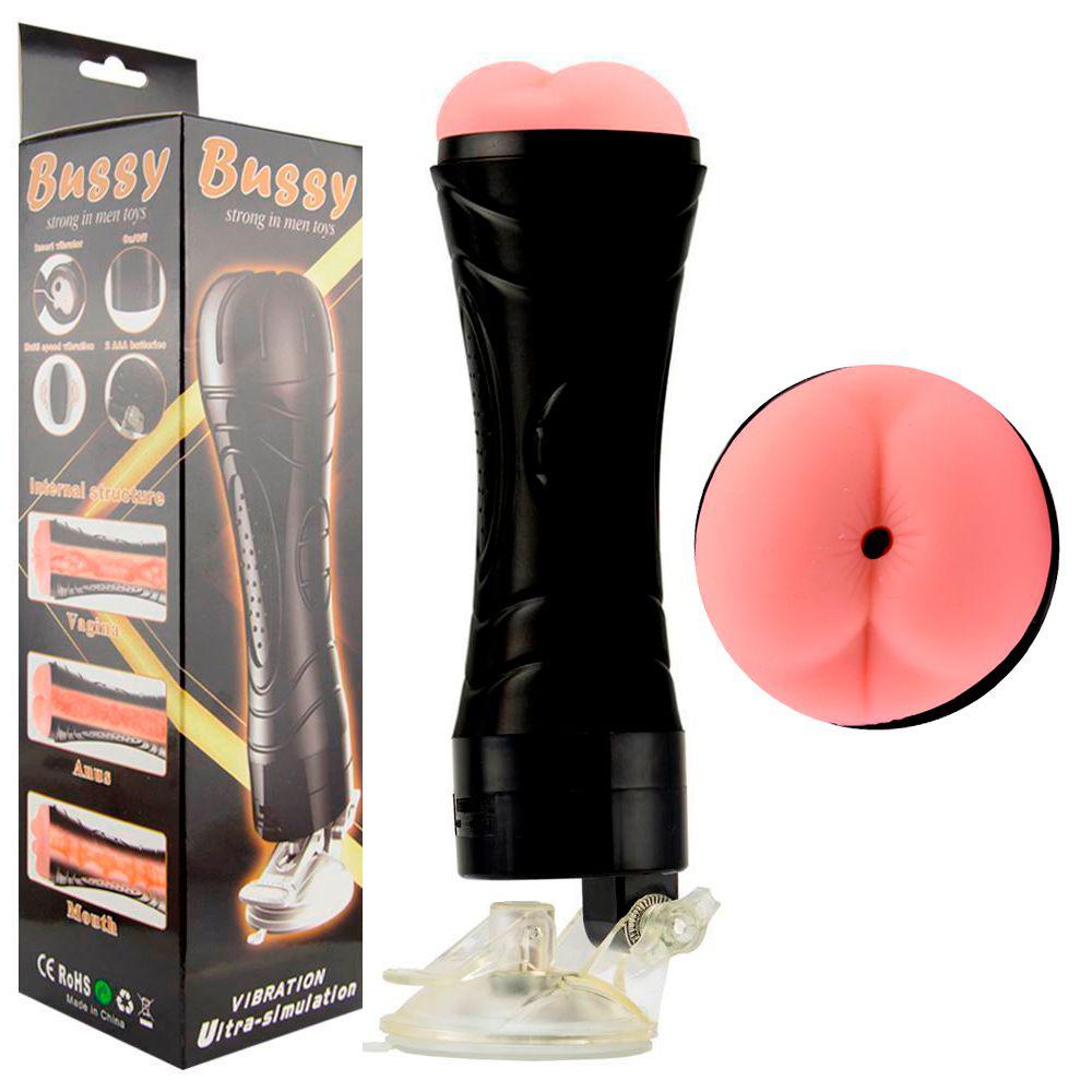 Masturbador Masculino Lanterna Ânus com Ventosa e Vibração Gtoys
