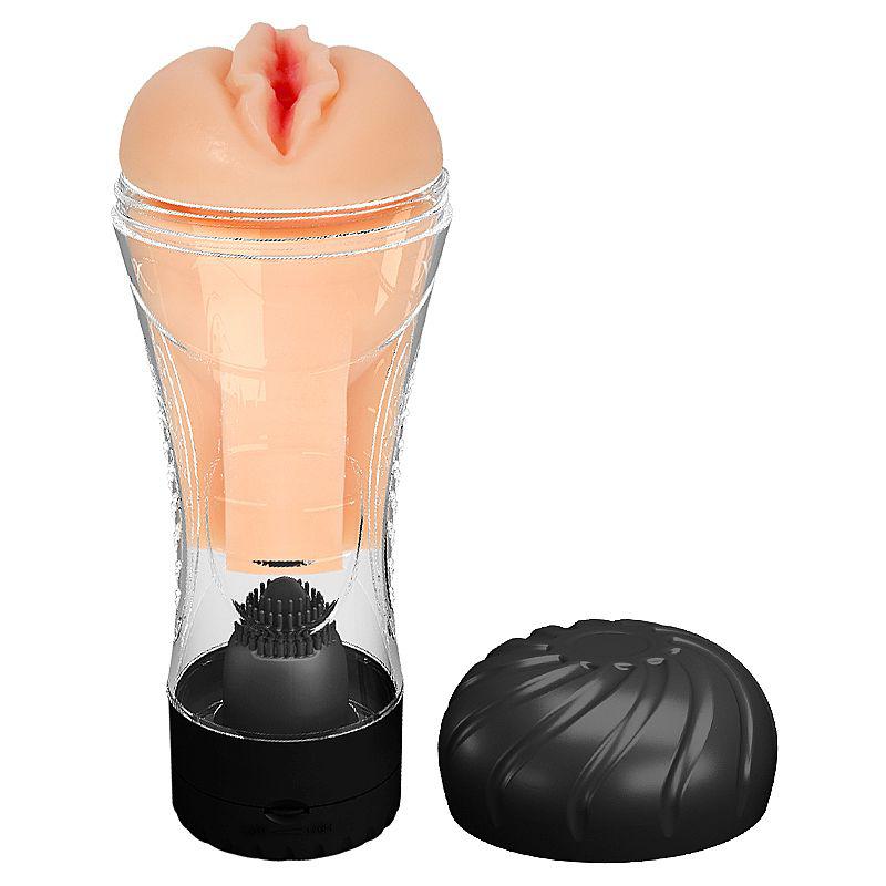 Masturbador Masculino Naomi Pretty Love: Vagina Realística com Vibração Multi-Velocidade, Silicone