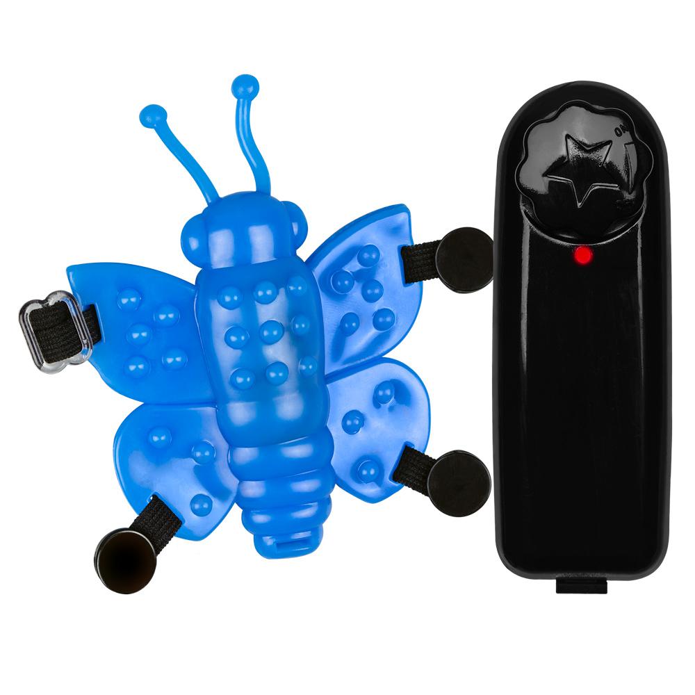 Vibrador Estimulador de Clitóris Butterfly Cor Azul