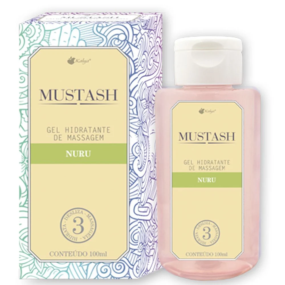 Mustash Nuru Lubrificante Espesso 100ml Kalya - Experiência Autêntica de Massagem Nuru