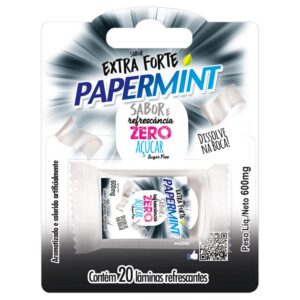 Lâminas Refrescantes Papermint 20 Unidades Danilla