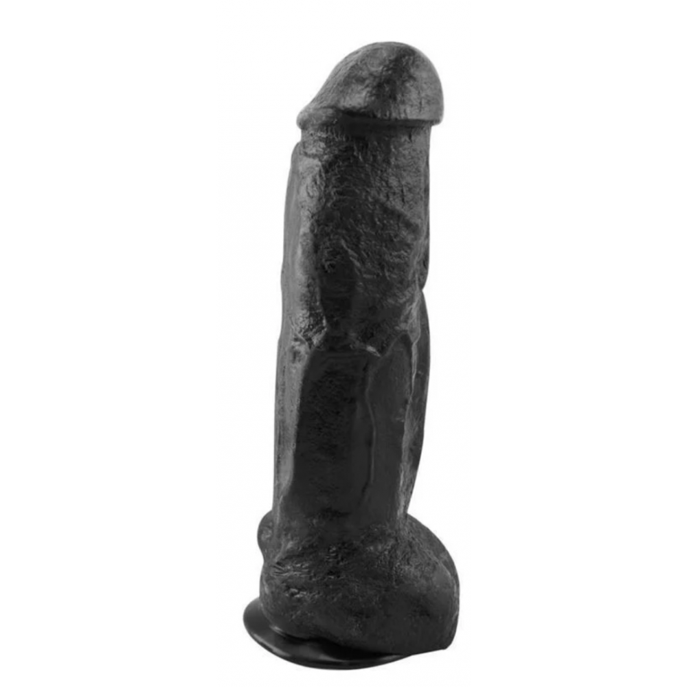 Pênis Realístico Preto Imponente 23,3 x 5,6 cm - Desafio e Prazer com Prazer e Cia