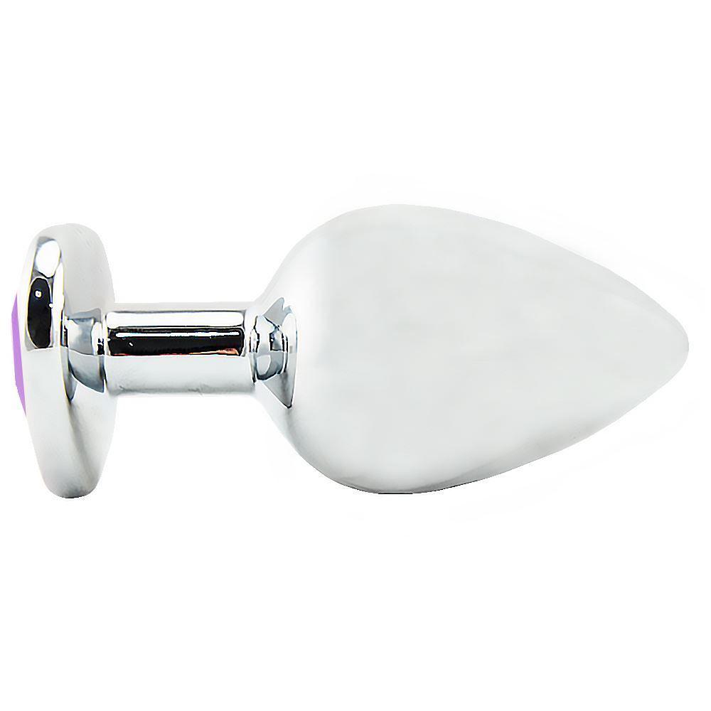Plug Anal G Coração Transparente 150g