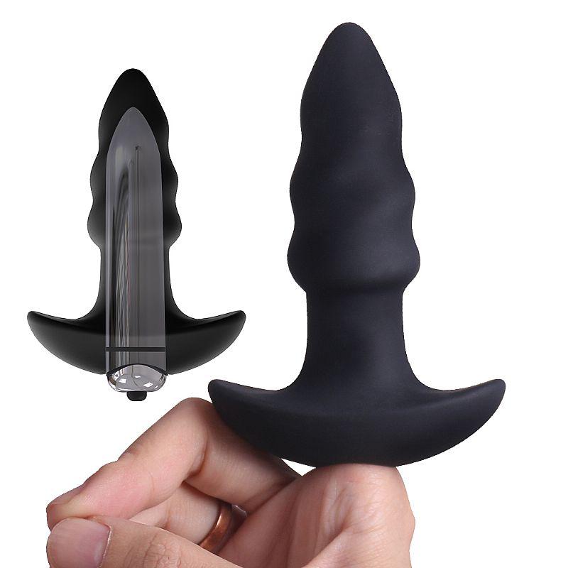 Plug anal vibratório silicone LoveArrow S-Hande extra macio