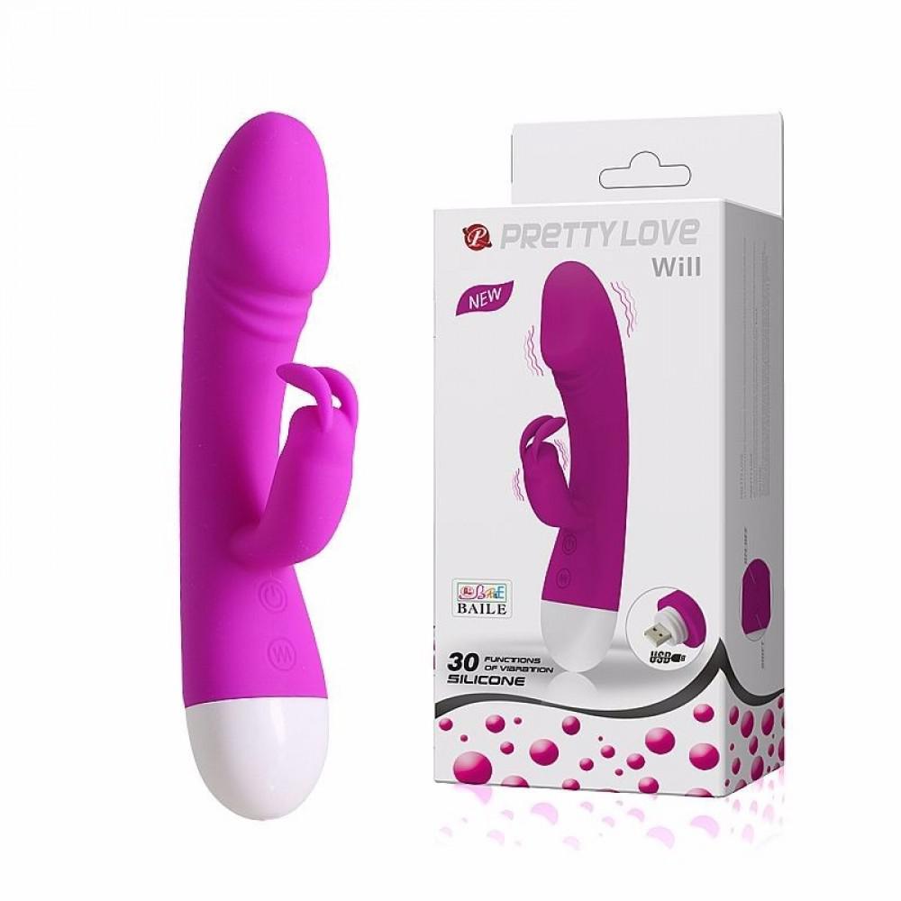 Pretty Love Will - Vibrador Recarregável com Estimulador de Clítoris e 30 Níveis de Vibração