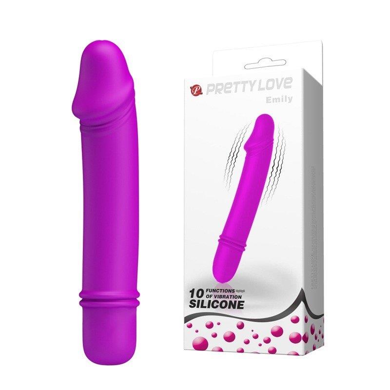 Vibrador Em Silicone Utra Potente 10 Vibrações Emily