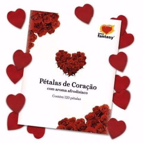 Pétalas De Coração Afrodisíacas Aromáticas 120 Unidades