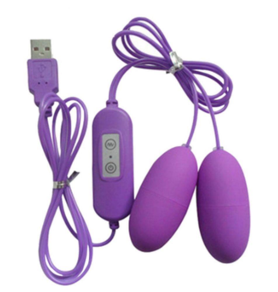 Vibrador Usb Bullet Duplo