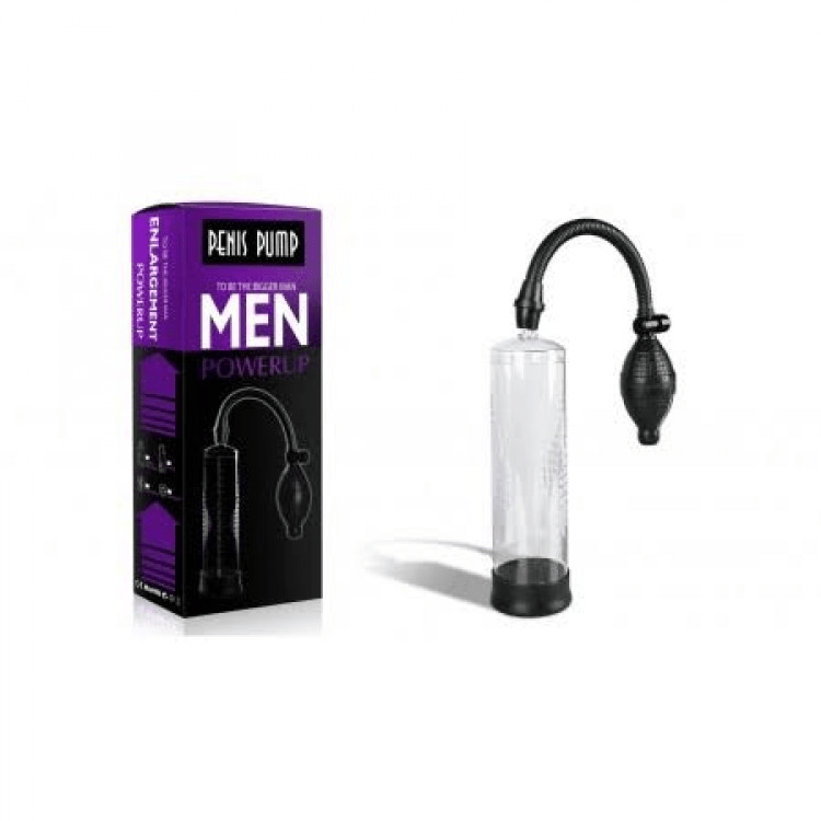 Bomba Peniana Manual 21 Cm Com Pêra - Penis Pump