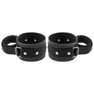 Tornozeleiras BDSM Dominatrixxx Couro Sintético com Tiras 80cm