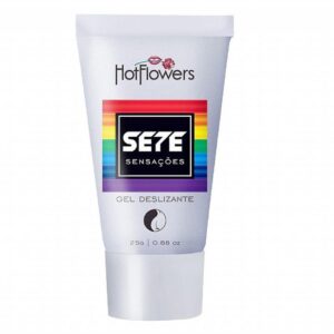 Anestésico Anal Gel Sete Sensações Bisnaga 25g - Hot Flowers