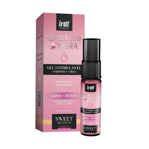 Gel excitante Vibra Hot Babalub aroma chiclete unissex 15g