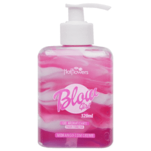 Gel Sexo Oral Blow Girl 320ml Sabor Morango Hot Flowers
