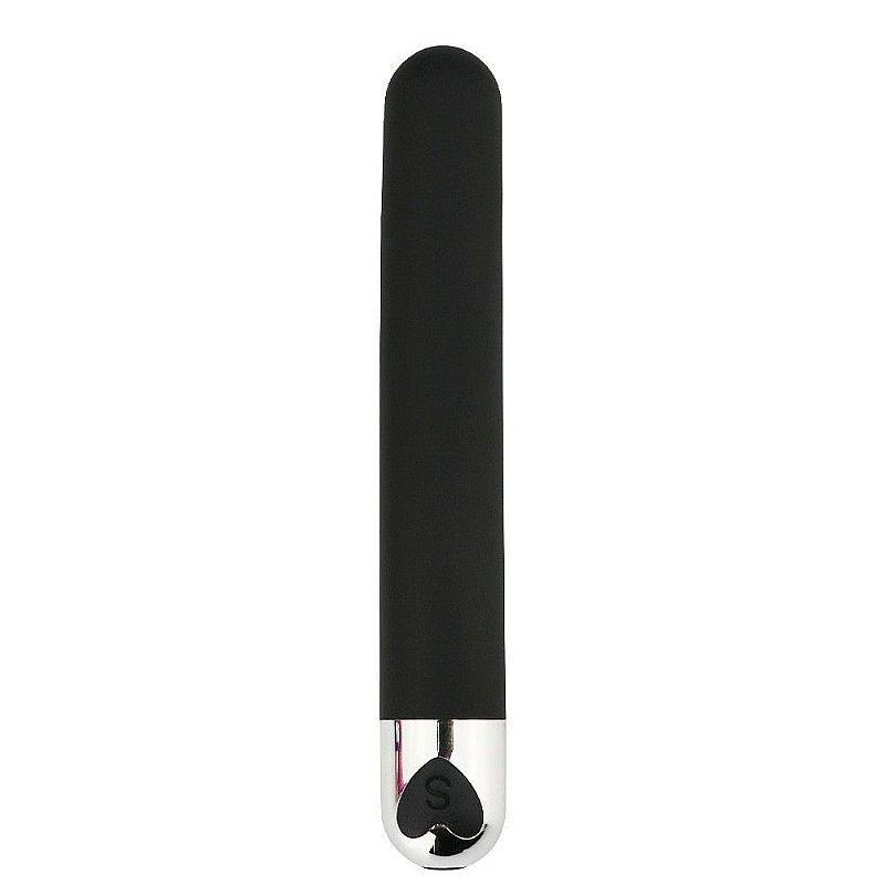 Bullet Grande Recarregável - 13,7x2,1 cm - 10 Modos de Vibração para Estimulação Clitoriana