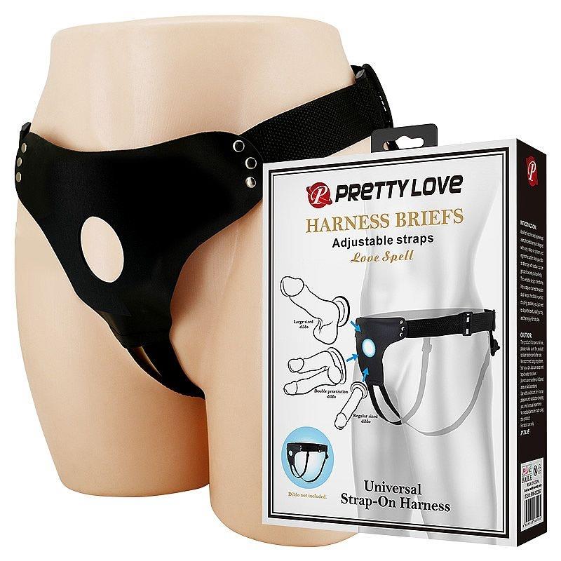 Cinta Peniana (Strap on Harness) Tamanho Único - Pretty Love com Alça de Nylon Ajustável