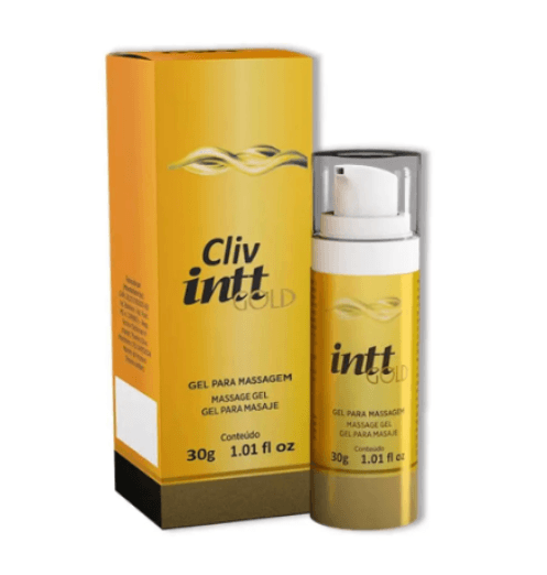 Anestésico anal Cliv Intt Gold 30g com Vitamina E premium