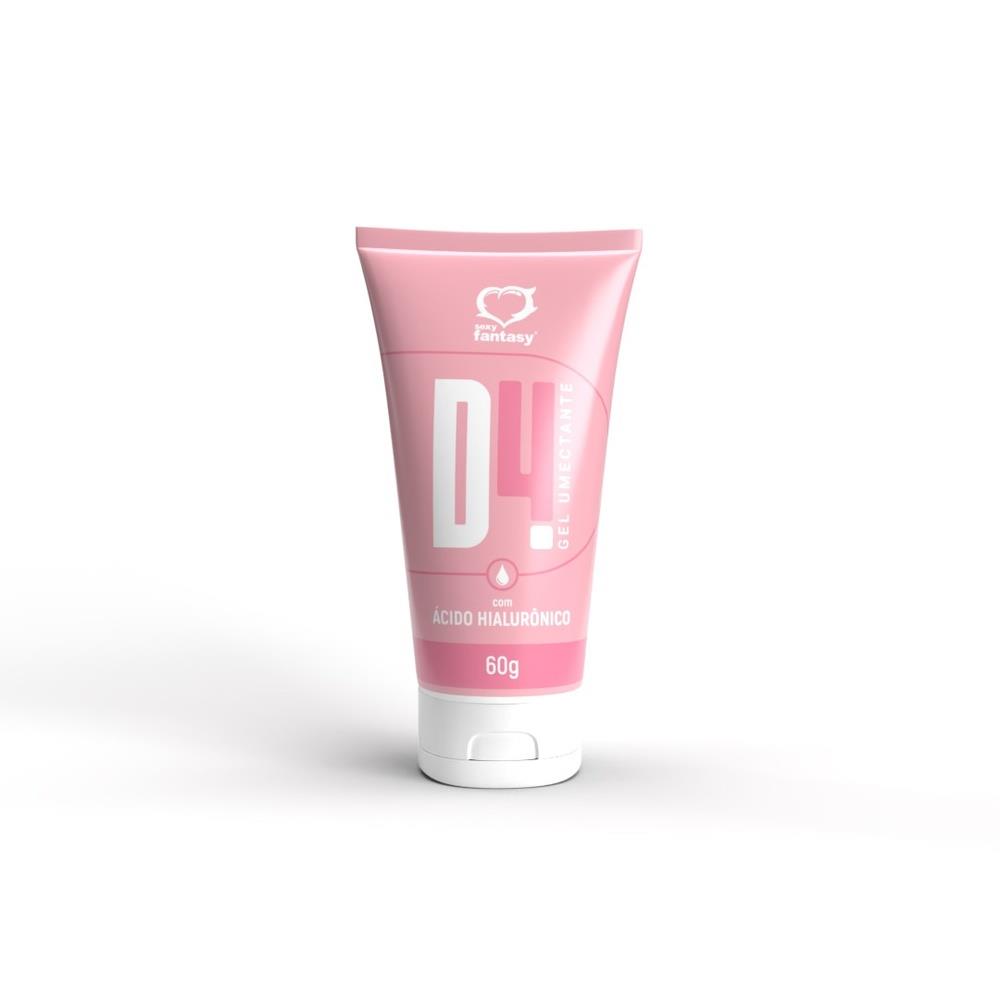 Gel Lubrificante Ácido Hialurônico D4 Umectante 60g embalagem