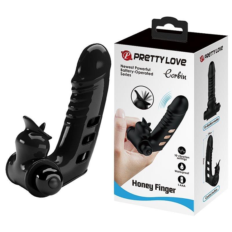 Dedeira com Vibrador Carbin - Pretty Love - Estimulador de Clítoris e Ponto G com 10 Modos de Vibração
