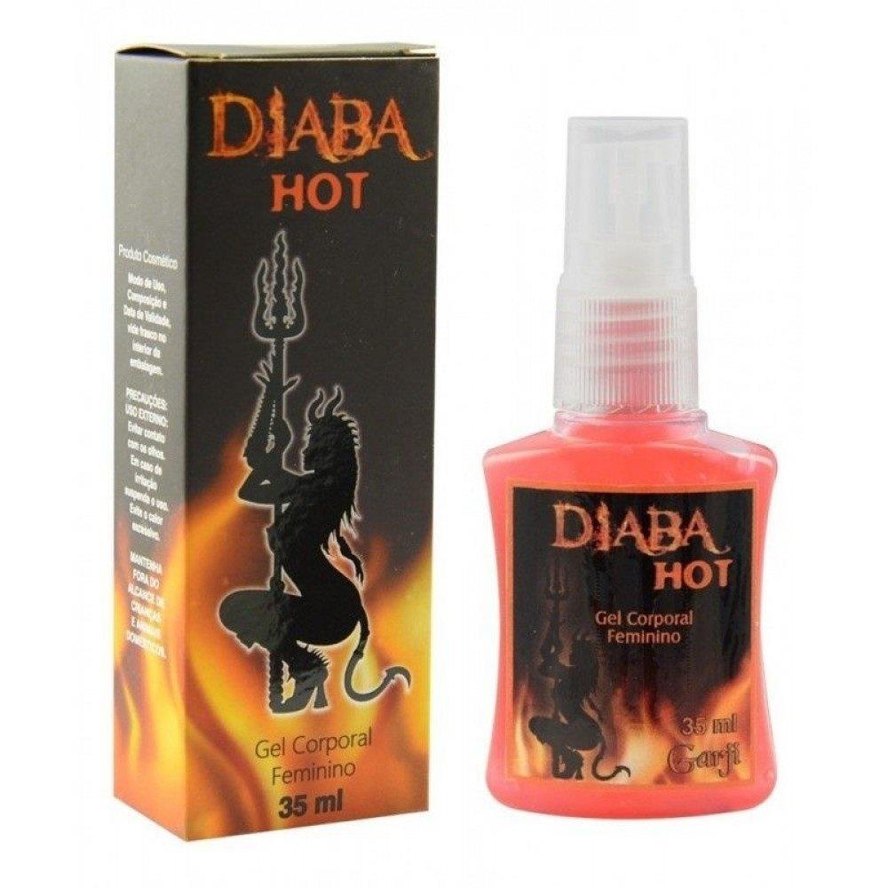 Diaba Hot Excitante Feminino Garji 35ml gel esquentante e vibrador