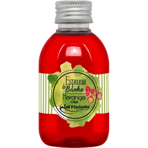 Espuma de Banho Morango 110ml - La Pimenta