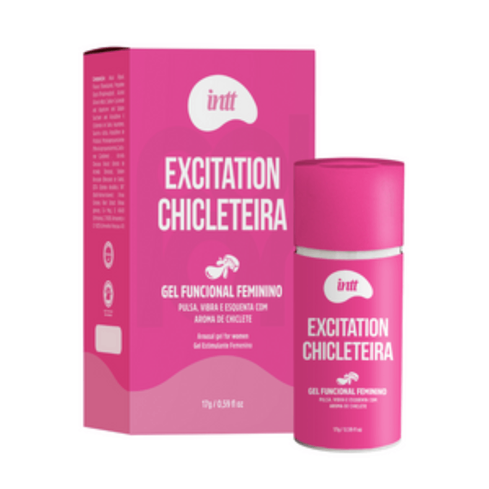 Gel de prazer feminino Excitation Chicleteira com aquecimento e pulsação
