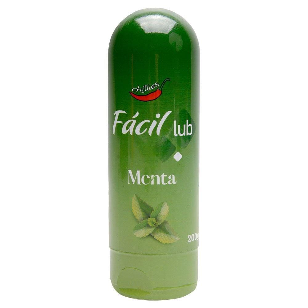 Fácil Lub Gél Lubrificante Beijável Chillies Menta 200G