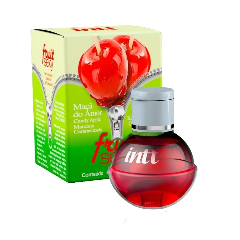 Gel beijável maçã do amor Fruit Sexy efeito quente 40g KMV Sex Shop